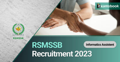 RSMSSB Informatics Assistant Recruitment 2023
