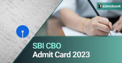 SBI CBO Interview Admit Card 2023