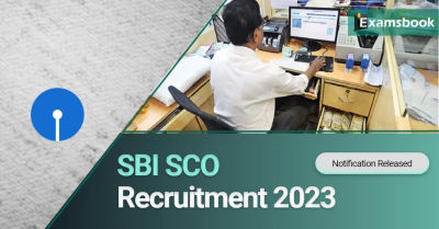 SBI SCO Recruitment 2023