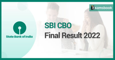 SBI CBO Final Result 2022