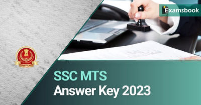 SSC MTS Answer Key 2023