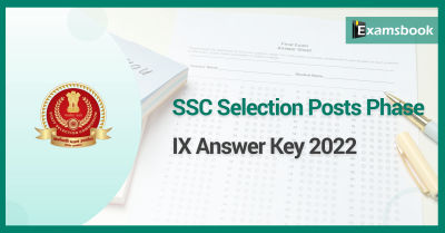 SSC Selection Posts Phase 9 Answer Key 2022
