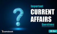 Important Current Affairs Questions oct 30