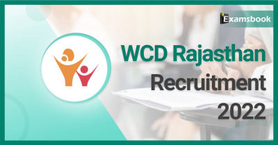 WCD Rajasthan Recruitment 2022