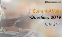 Current-Affairs-Questions-2019-July-26th